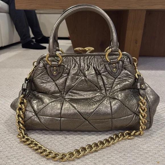 Marc Jacob’s metallic handle bag - Picture 2 of 6